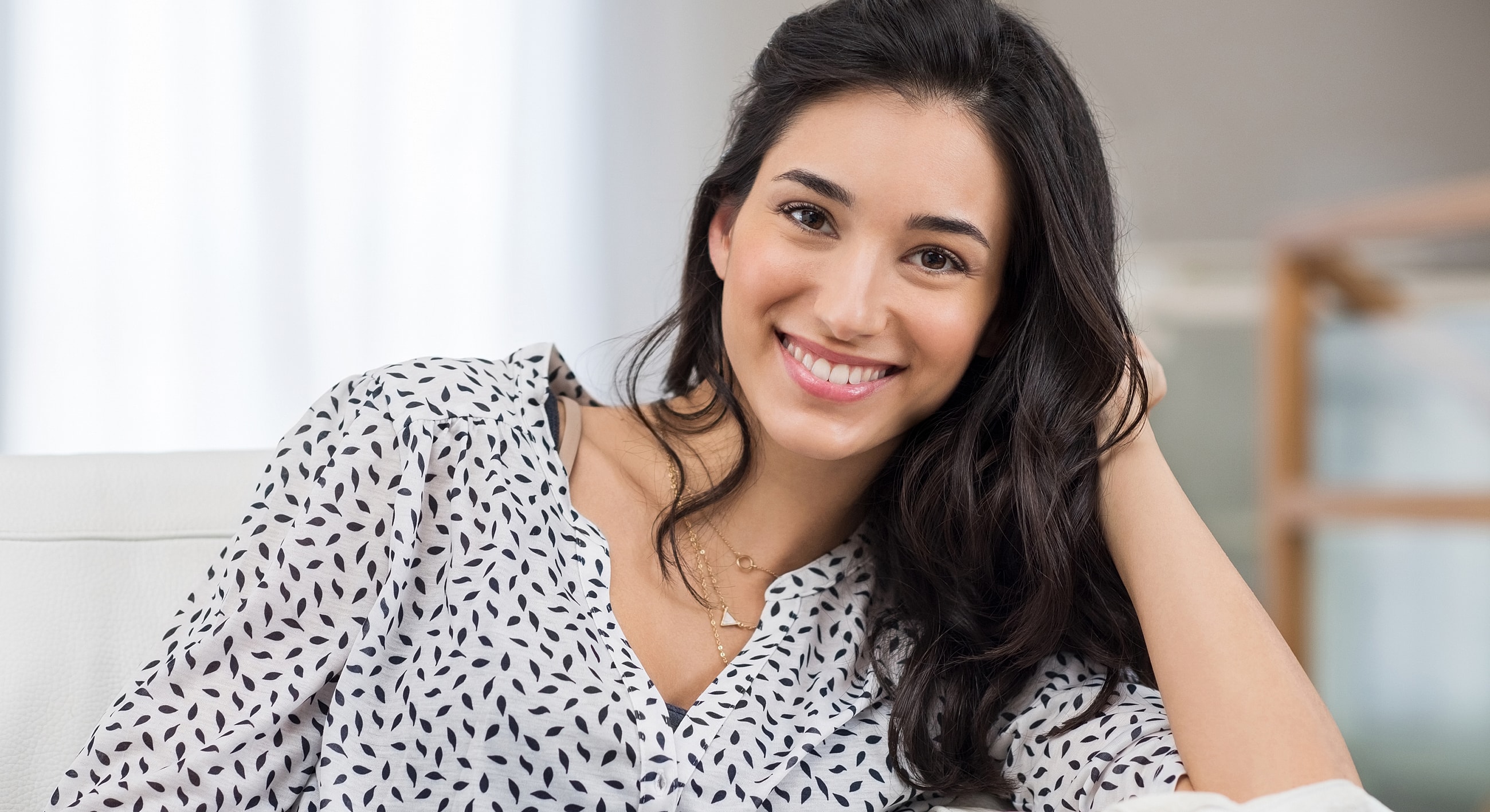 Portrait of a woman with natural lighting.